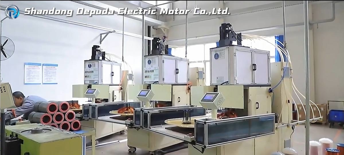 Shandong Depuda Electric Motor Co., Ltd. สายการผลิตของผู้ผลิต